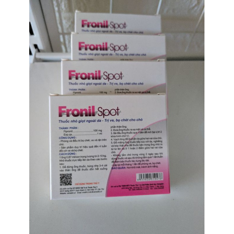 nhỏ gáy ve rận fronil spot