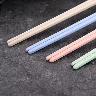 Set 4 đôi đũa chất liệu lúa mạch an toàn cho bé