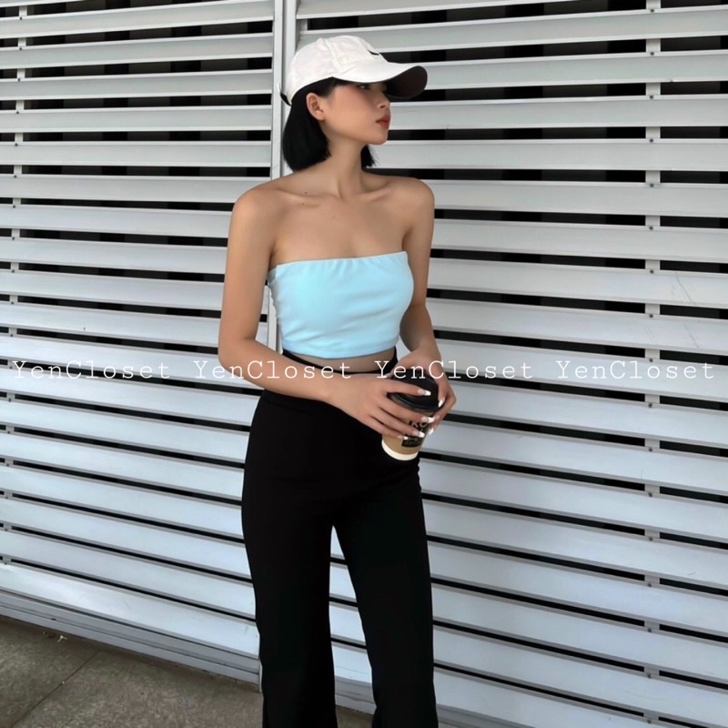 hình chụp thật YenCloset - Áo ống croptop vải siêu xịn
