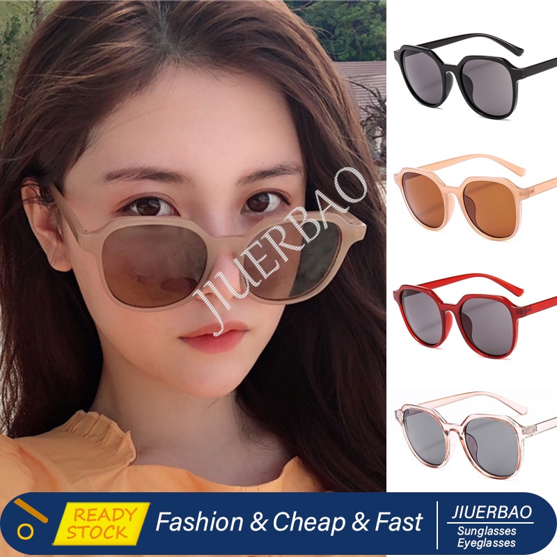 Kính mát gọng tròn phong cách retro thời trang cho nữ
