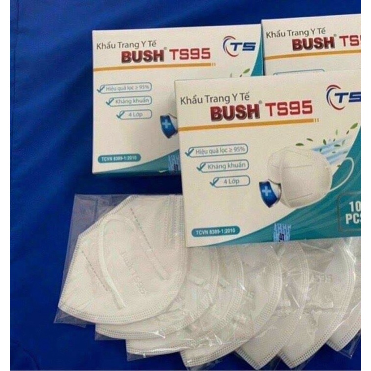 Khẩu trang kháng khuẩn 5 lớp Bush TS95 .
