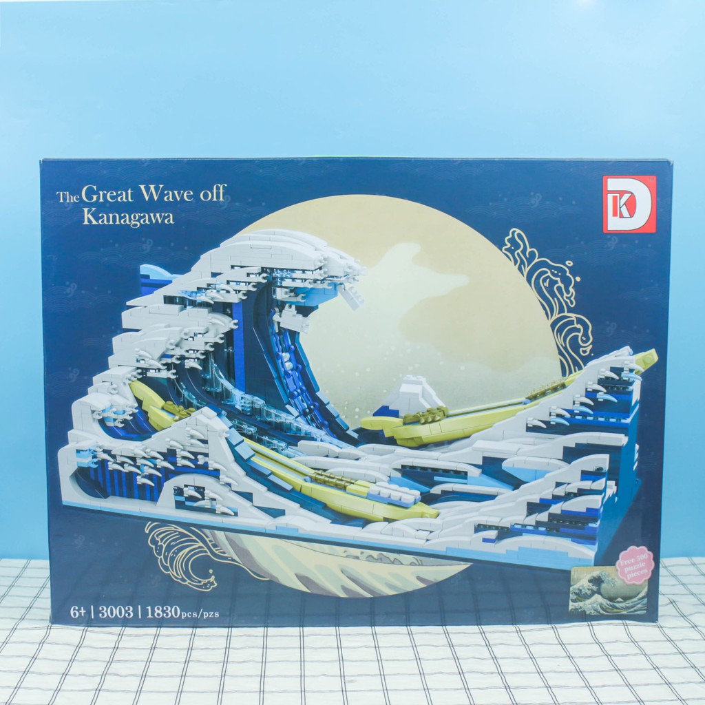 Bộ xếp hình The great wave off Kanagawa