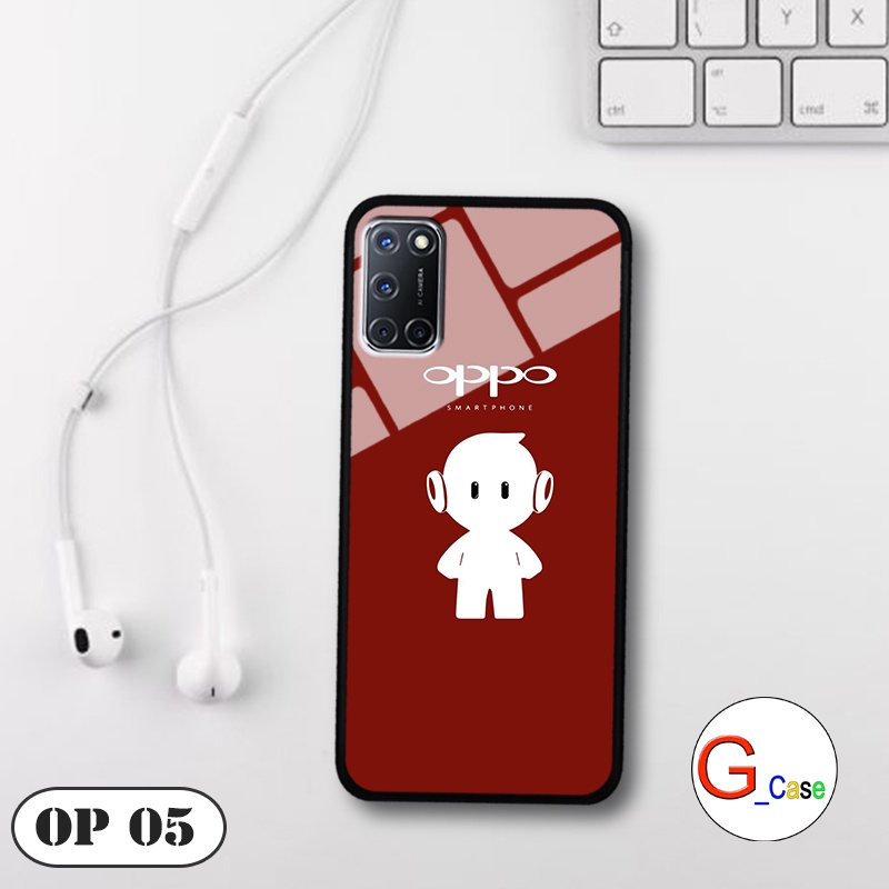 Ốp lưng Oppo A52 / A92  - in hình 3D Logo điện thoại