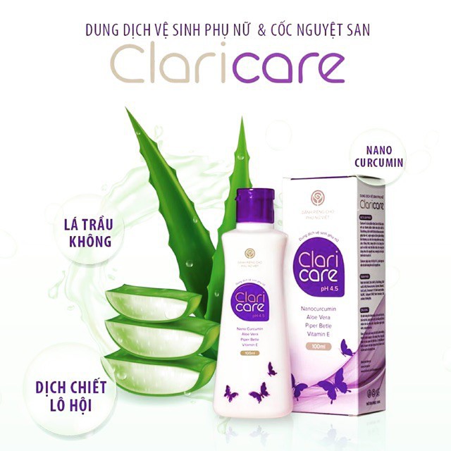 Dung dịch rửa cốc nguyệt san và vệ sinh phụ nữ Claricare  100ml Mới 100%.Bảo hành 6 tháng0