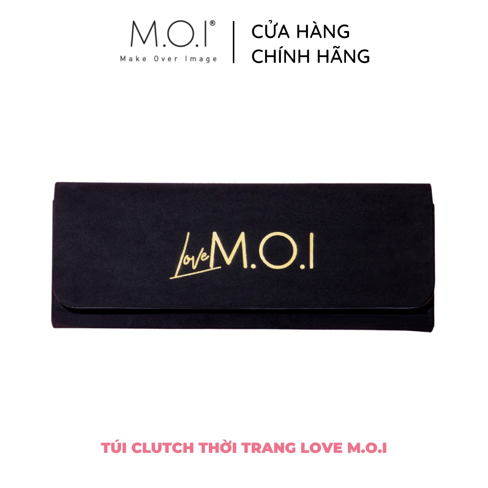 [TẶNG TÚI CLUTCH] Son thỏi M.O.I Cosmetics LoveMOI bản giới hạn màu đỏ tím, nhung lì, bền màu 6-8h 3.5g