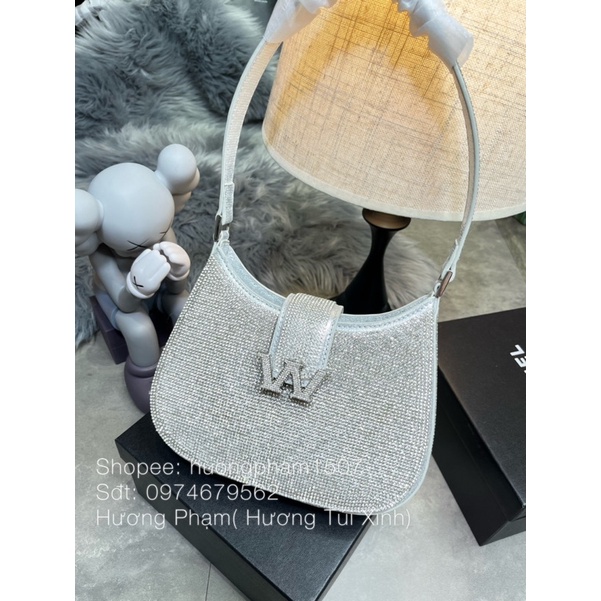 TÚI WANG KẸP NÁCH ĐÍNH ĐÁ SIZE 14 &amp; 21 FULLBOX