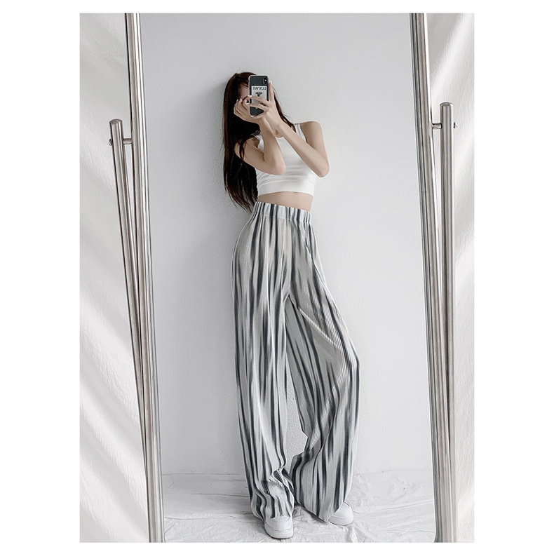 Quần ống rộng Lưng Cao Thời Trang Nữ