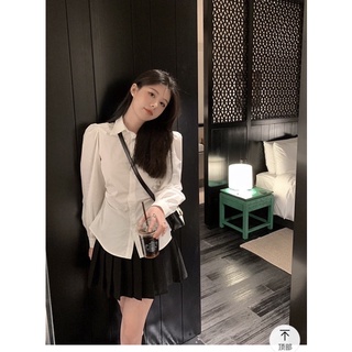 Áo bèo nơ cổ sơ mi thun bèo cổ