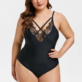 Đồ bơi bikini size lớn màu trơn cho nữ