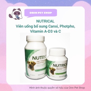 Canxi NUTRICAL bổ sung Canxi, Photpho, Vitamin