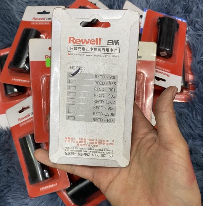 Pin tông đơ REWELL RFCD 900