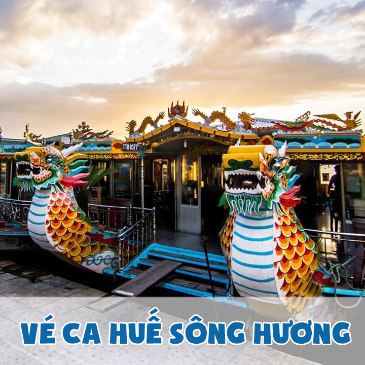 Vé ca Huế sông Hương, Ngồi thuyền Rồng, Thưởng thức ca Huế.