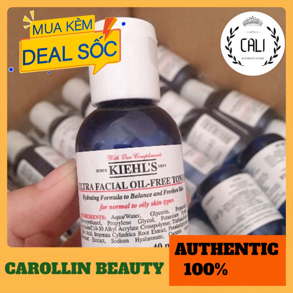 Nước hoa hồng 💖 FREESHIP 💋 Toner Ultra-Facial Oil-free Kiehl's Toner cho da dầu 40ml chính hãng [ Minisize ] CAROL | BigBuy360 - bigbuy360.vn