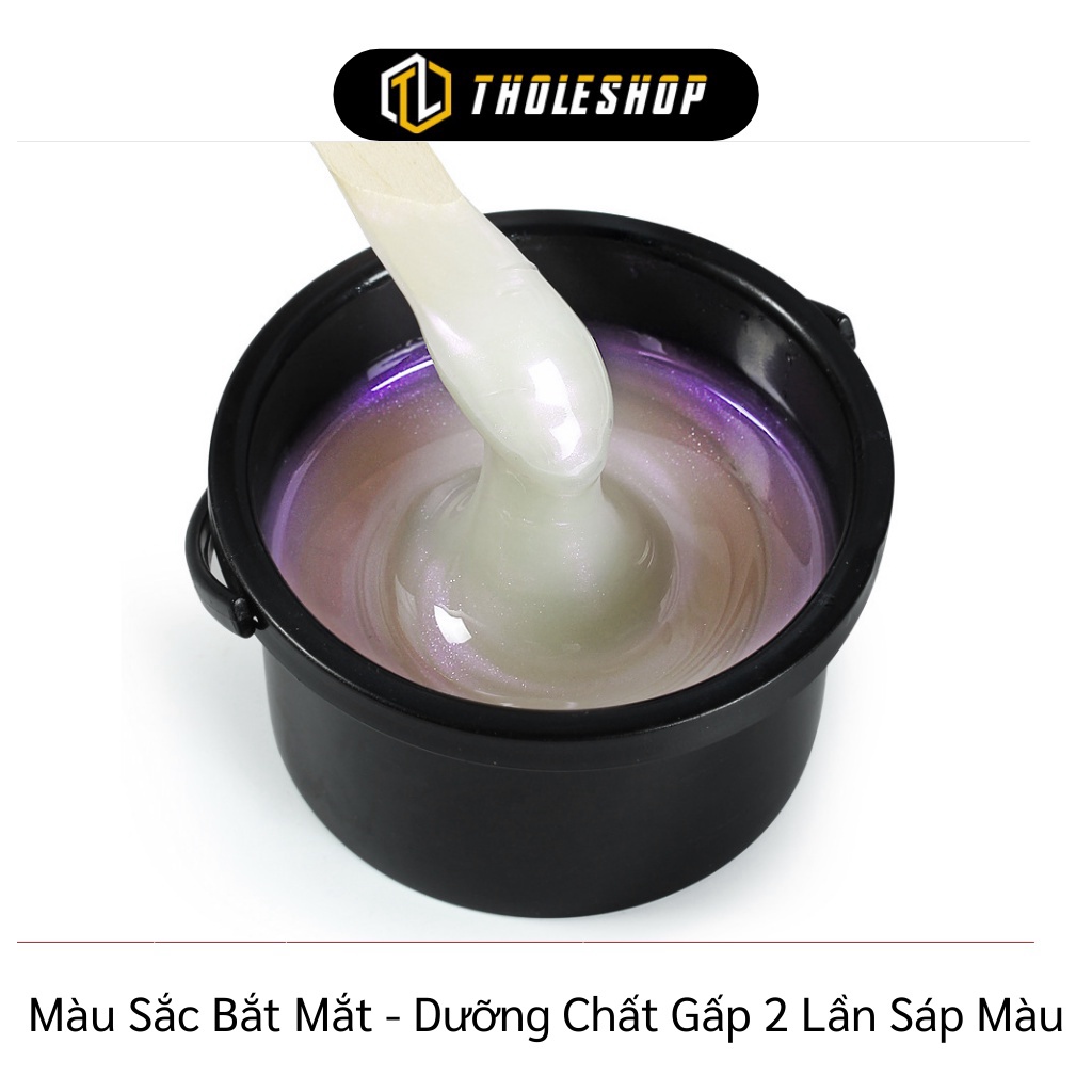 Sáp Wax Lông Premium Trắng Ánh Nhũ Tím Màu Siêu Đẹp Bám Lông Cực Tốt Gói 100g