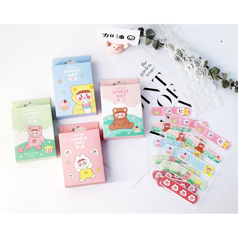 Hộp 20 Cái Băng Cá Nhân Ugo HGVN Dán Vết Thương Xinh Xắn #183