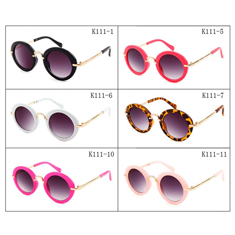 Kính mát thời trang gọng tròn đầy cá tính nhiều màu sắc dành cho nữ | BigBuy360 - bigbuy360.vn