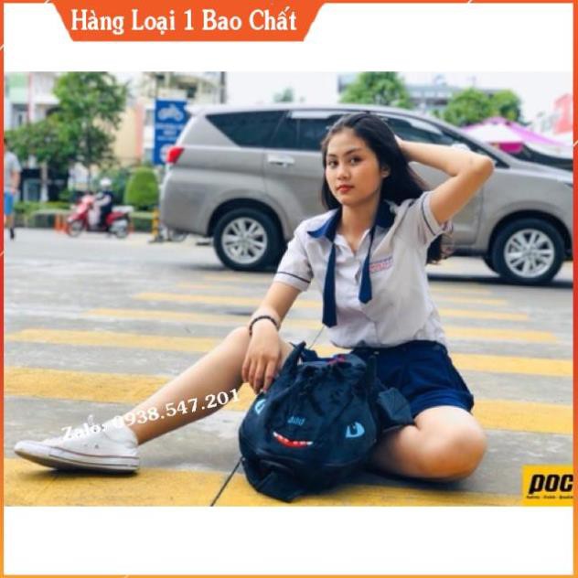 [Xem Là Thích]  Balo rồng vải nhung mịn màu đen