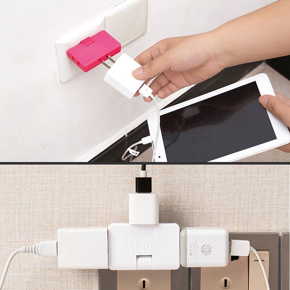 Ổ cắm điện mở rộng mini xoay 180 độ