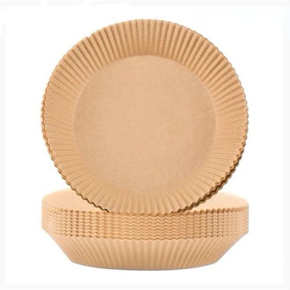 Bộ 100 Miếng Giấy Lót Nồi Chiên Không Dầu Chống Dính Dùng Một Lần