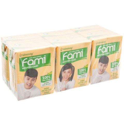 Sữa Đậu Nành Fami Vinasoy Lốc 6 Hộp x 200ml