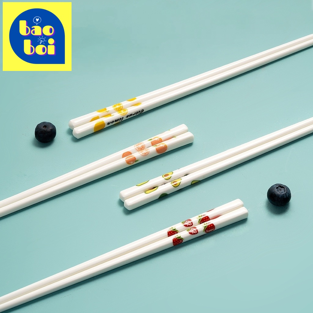 Đũa Gốm Sứ Ceramic Phong Cách Nhật Bản, Chịu Nhiệt, Chống Mốc, Dễ Vệ Sinh