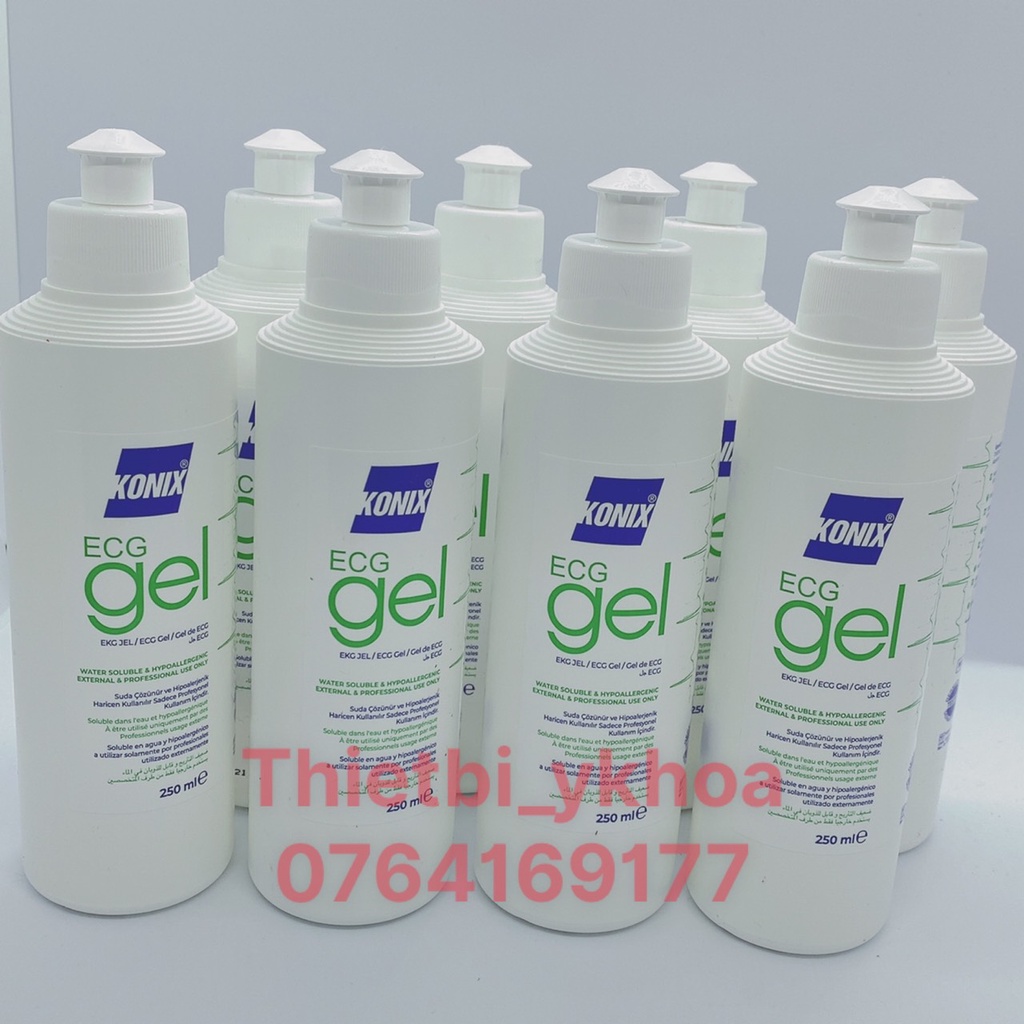 Gel triệt lông konix 250 ml - Gel lạnh triệt lông - gel điện tim - gel siêu âm