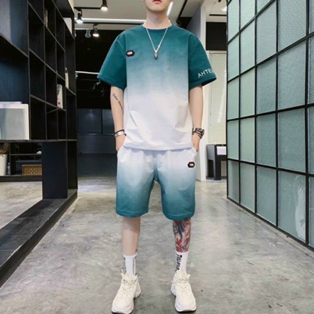 Bộ Thể Thao Loang Màu Chất Thun Lạnh Mềm Mịn, Không Ra Màu
