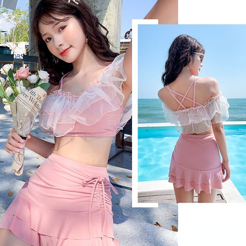 Bộ Đồ Bơi Hai Mảnh Xẻ Tà Mới Dành Cho Nữ