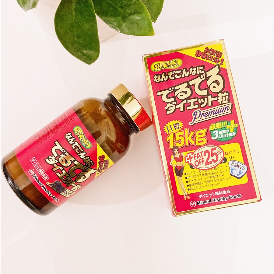 Viên Uống Giảm Cân Minami Deru Deru Diet Nhật Bản Chính Hãng