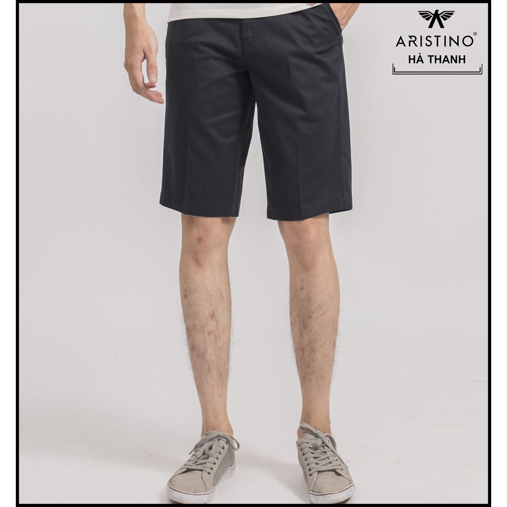 Quần Short Nam Kwin do Aristino Sản Xuất Kso003s9 Regular 100% Cotton Có 2 Màu 29/30/31/32/33/34/35