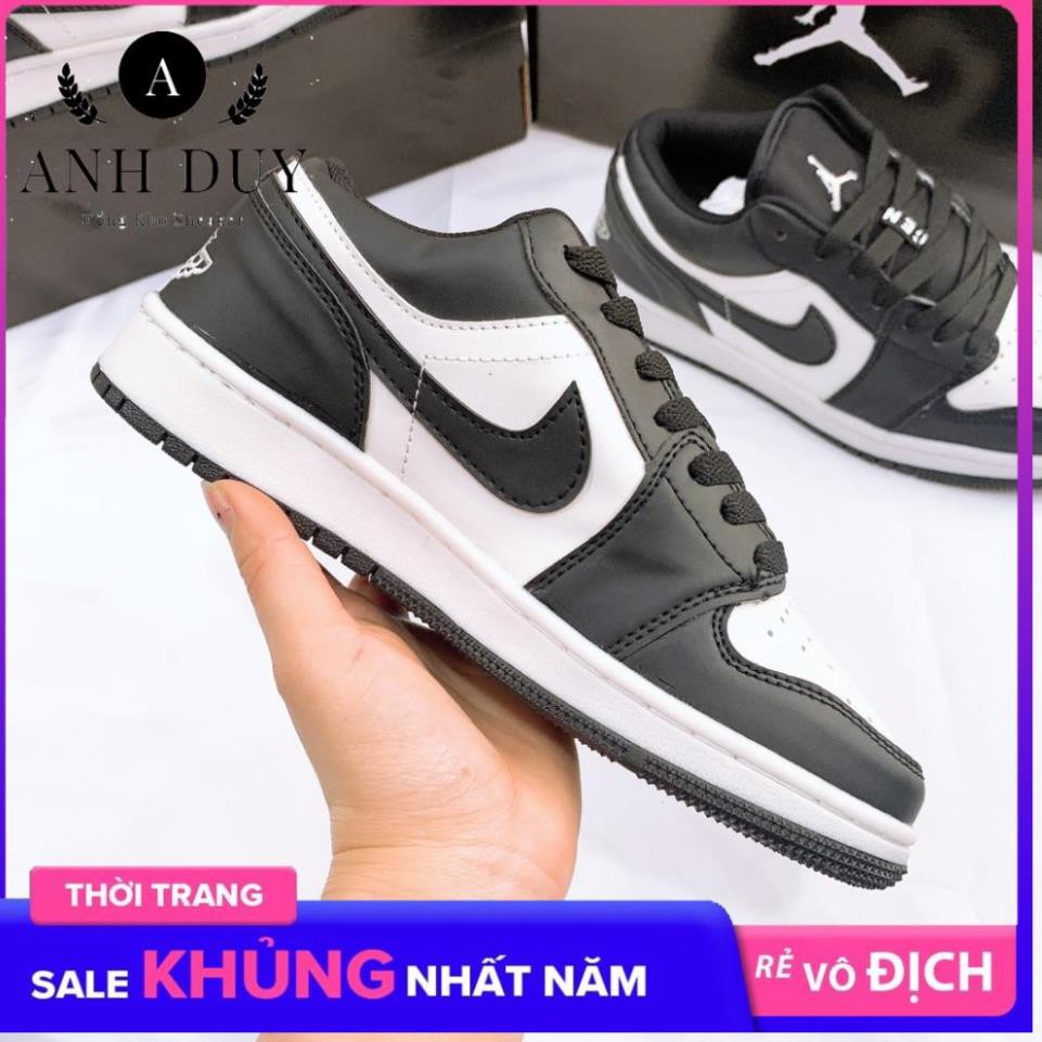 [🔥FREESHIP - Giày Hot Trends🔥] Giày jordan 1 cổ thấp❤️jordan đen trắng,jordan panda