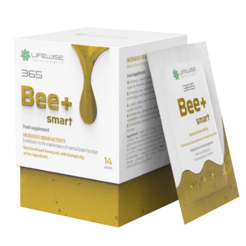 [ GIÁ SỈ ] - Lifewise #365 Bee+ Smart, Hỗ trợ Giảm căng thẳng, tăng khả năng trí nhớ và sự tập trung - Hộp 14 gói