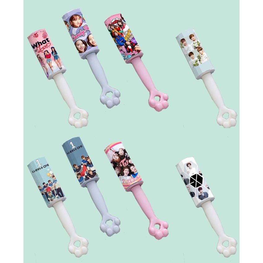 Lô cuộn blackpink LCL2 hút lông tóc vết bẩn lăn bụi idol kpop bangtan jack j97 phi hành gia twice wanna one exo sơn tùng