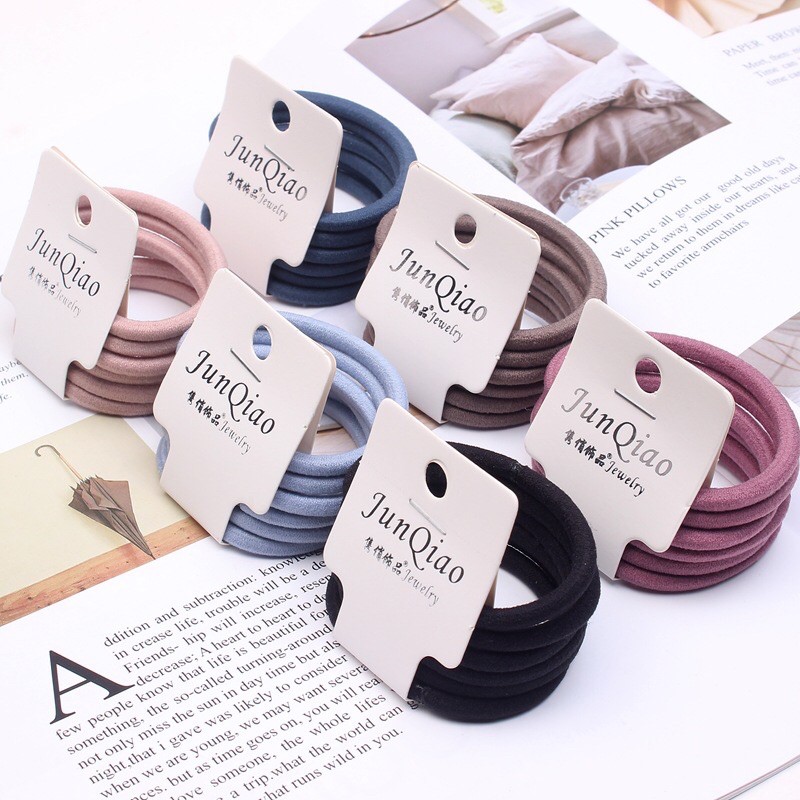 SET 6 CHIẾC DÂY BUỘC TÓC