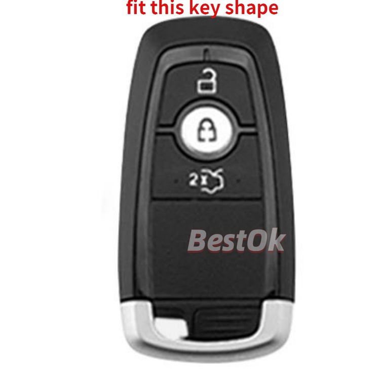 Vỏ Bảo Vệ Chìa Khóa Cho Xe Ford Fusion Mustang Explorer F150 F250 F350 2017 2018 EcoSport Edge S-MAX Ranger Lincoln Mondeo Llavero