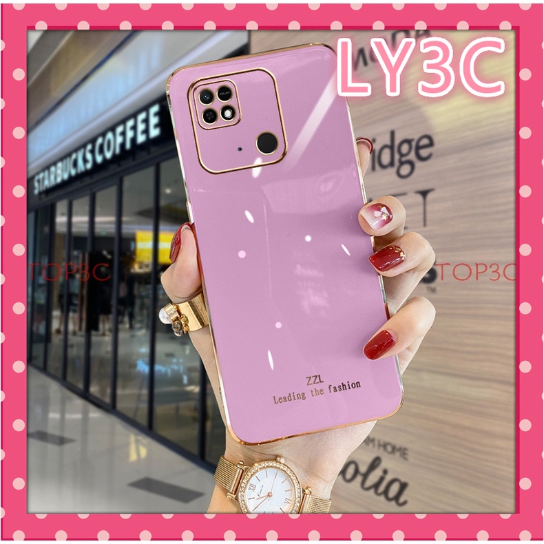 Ốp Điện Thoại Silicone Mềm Mạ Điện LY3C Cho Redmi 10c / 9c / 9a / 10a / 9t / 9 / 10 / 8 / 8a