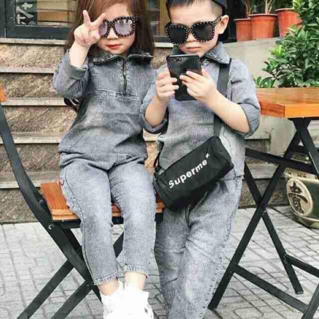 Bộ jean mềm giành cho bé trai và bé gái