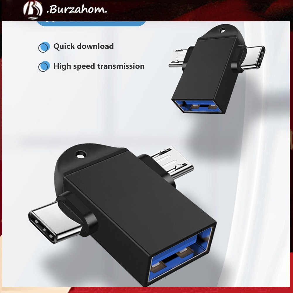 Set 2 Đầu Chuyển Đổi Usb 3.0 Loại C Micro Usb Tiện Dụng