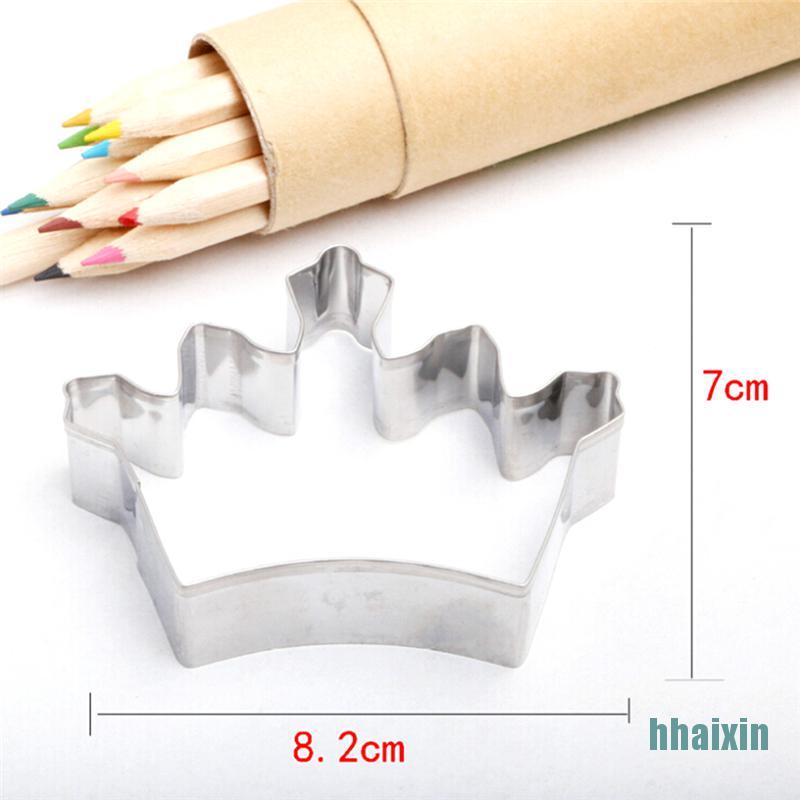 Bộ 3 Khuôn Cắt Bánh Quy Hình Vương Miện Công Chúa King Queen