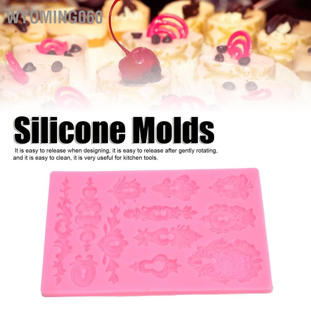 Wyoming060 Silicone Molds Relief 3D Muffin Mould for DIY Baking Candy Chocolate Chip