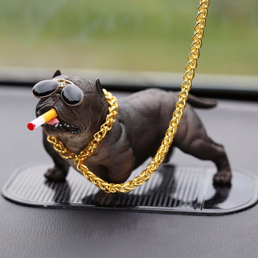 Đồ trang trí Chó Pitbull Dễ Thương Dùng Trang Trí Xe Hơi
