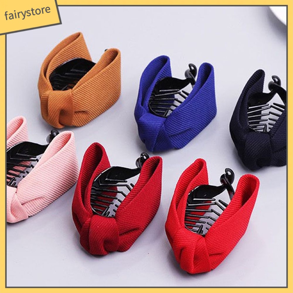 Kẹp Tóc Hình Nơ Lớn Màu Trơn Thời Trang Cho Nữ