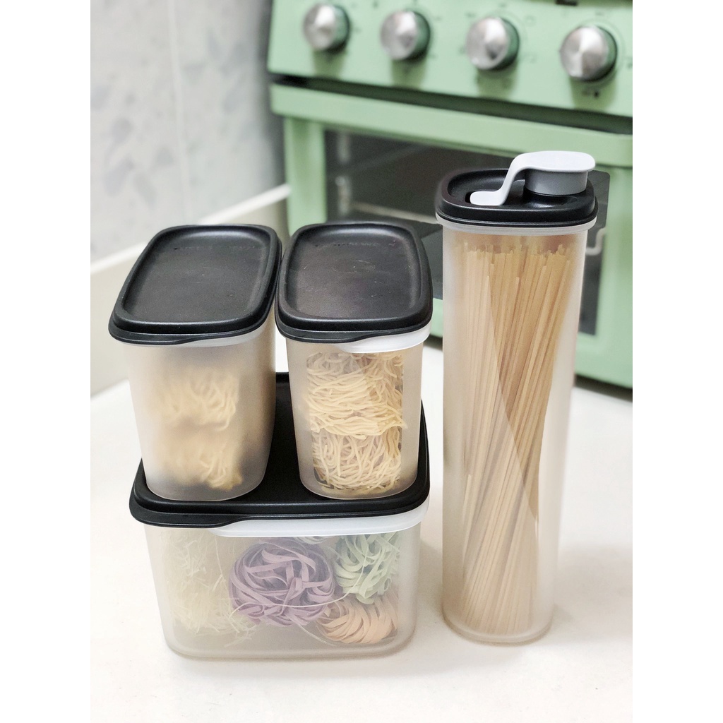 Bộ hộp trữ khô, kệ bếp Tupperware Modular Mate Super Kitchen 9 - Bảo hành trọn đời - Nhựa nguyên sinh an toàn sức khỏe