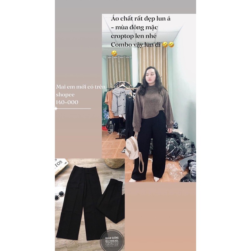 quần ống suông bigisize 90kg đổ về có size -hình thật 100% | BigBuy360 - bigbuy360.vn