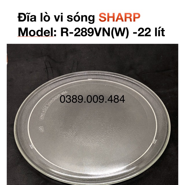 Đĩa lò vi sóng Sharp R-289VN(W)- 22 lít