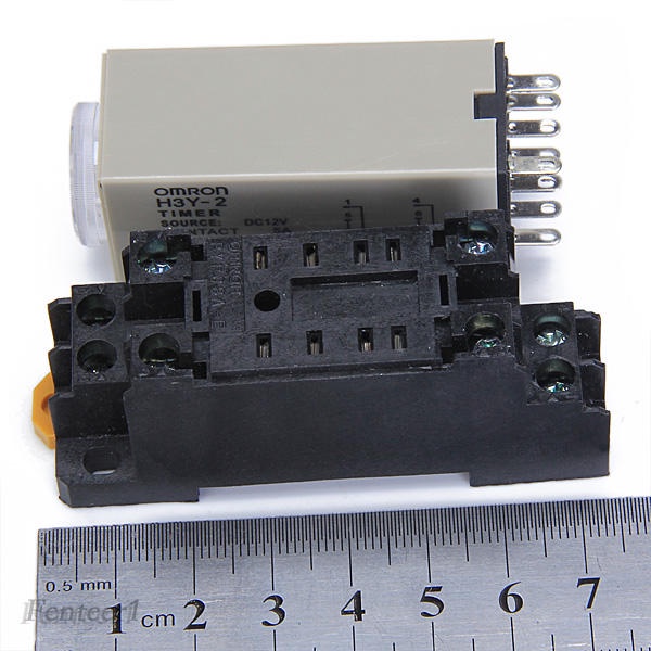 Rơ Le Hẹn Giờ H3Y-2 DC 12V 0-60 Phút 0-60 Phút