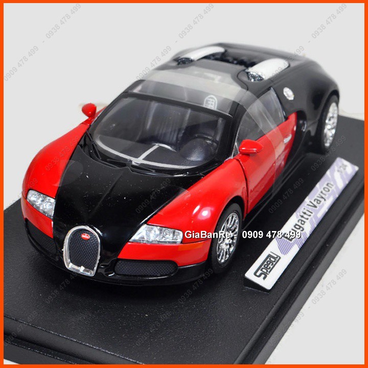 Xe Mô Hình Kim Loại Bugatti Veyron - Speedy - Tỉ Lệ 1:24 - 8058.1