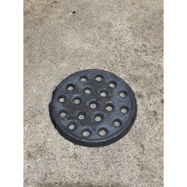 Đáy lò củi, lò than bằng gang đường kính 8cm, 9,5cm và 13cm