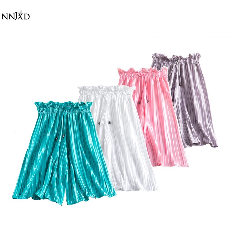 Quần Chiffon Ống Rộng NNJXD Thời Trang Mùa Hè Cho Bé Gái