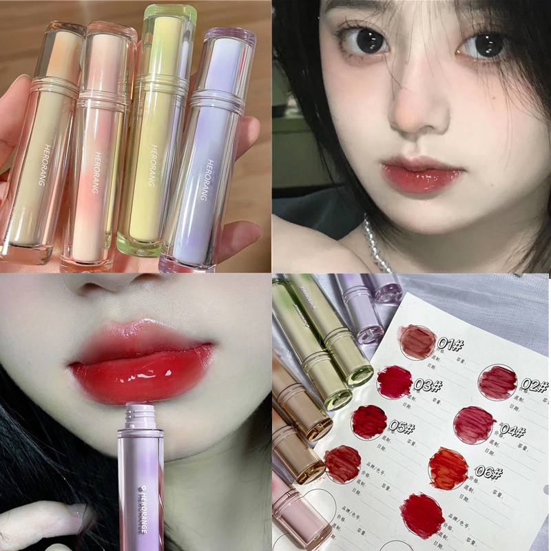 Son Môi HERORANGE Dưỡng Ẩm Chống Thấm Nước Lâu Trôi Tiện Dụng Mềm